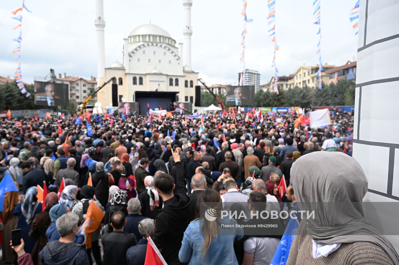 Предвыборный митинг Р. Эрдогана