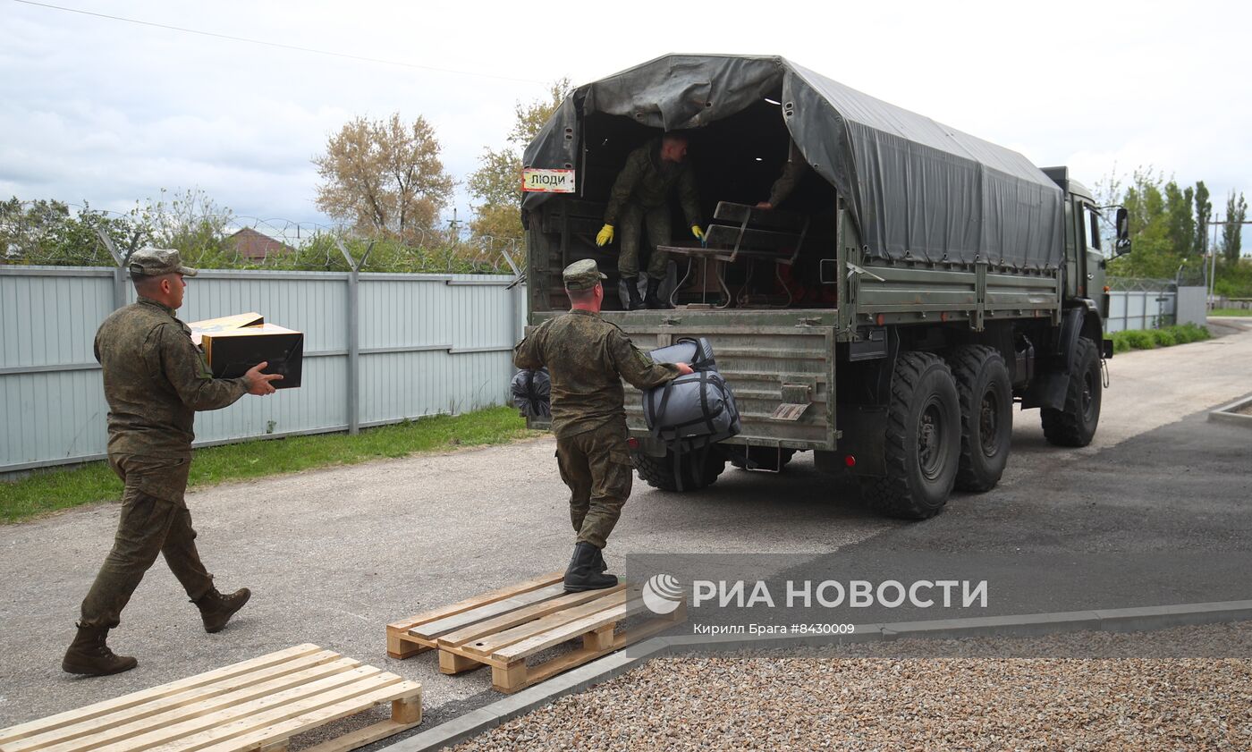 Отправка из Волгограда спецснаряжения для участников СВО