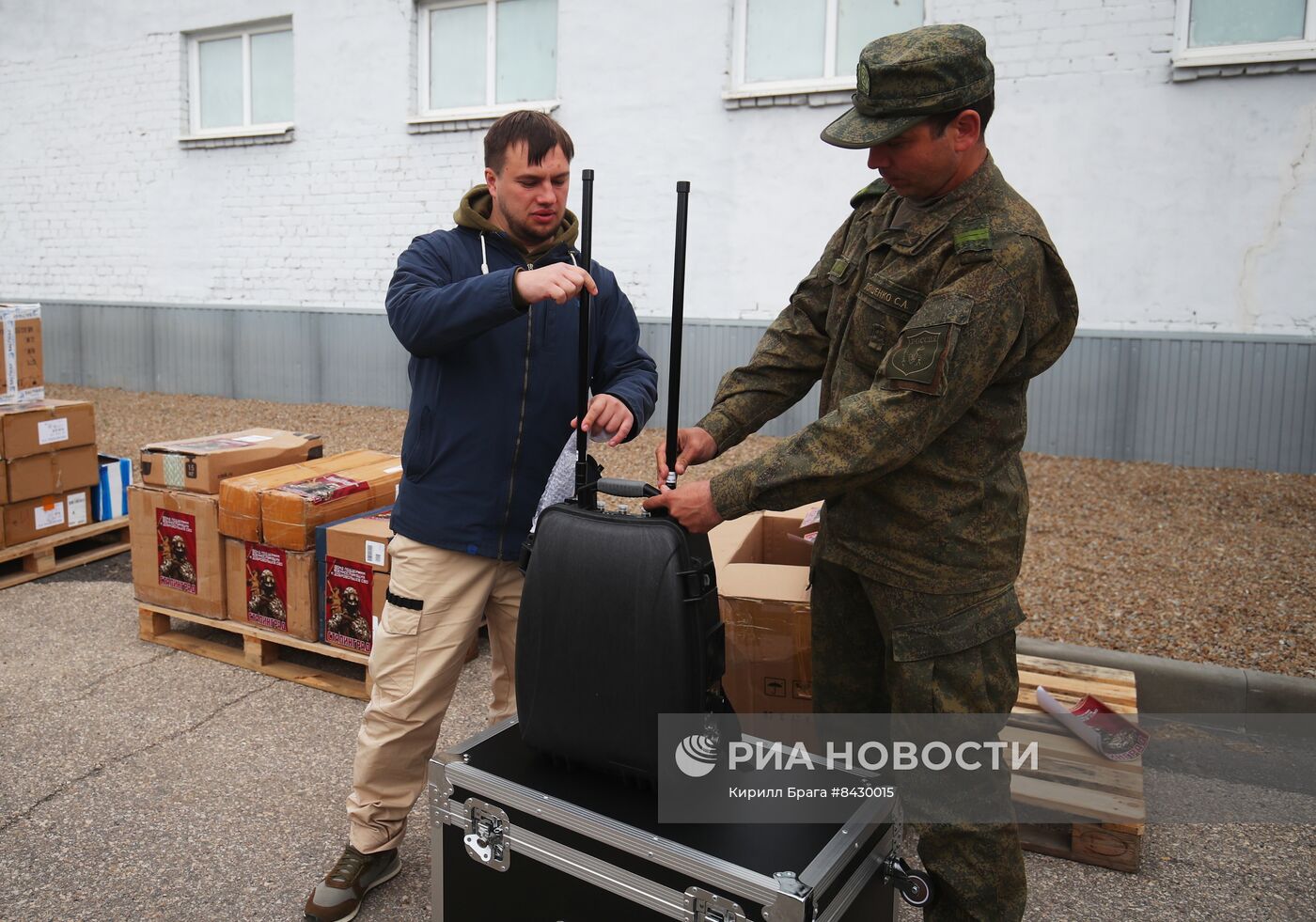 Отправка из Волгограда спецснаряжения для участников СВО