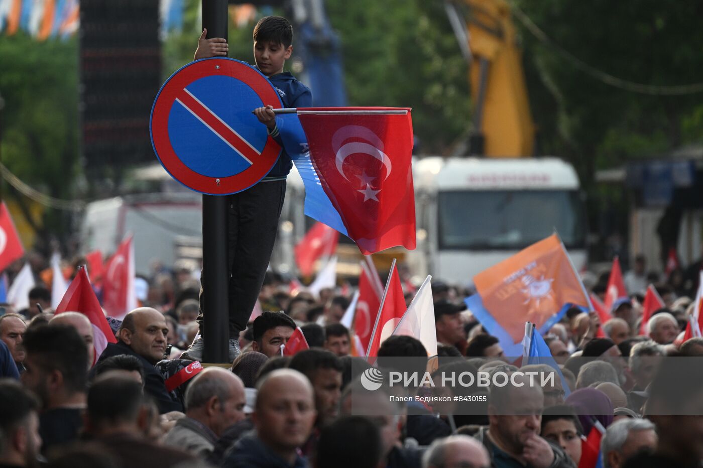 Предвыборный митинг Р. Эрдогана