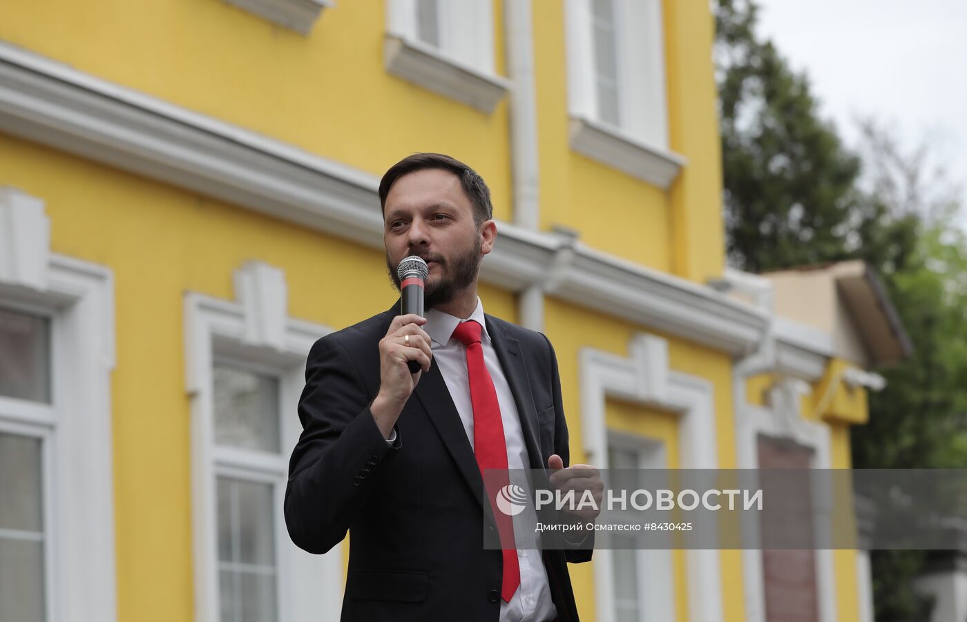 Акция протеста сторонников партии "Шор" в Кишиневе