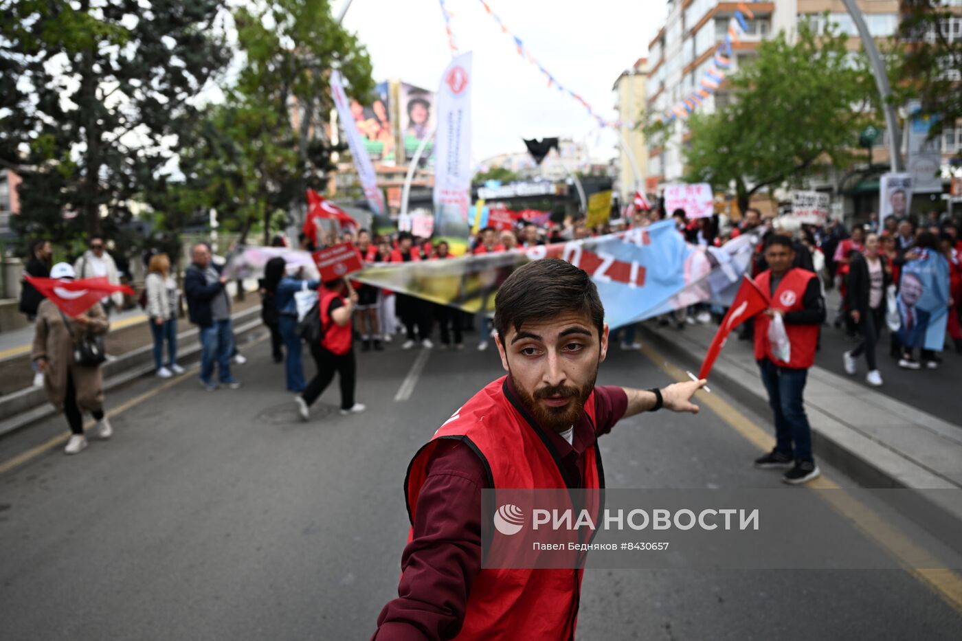 Предвыборный митинг в поддержку К. Кылычдароглу в Анкаре