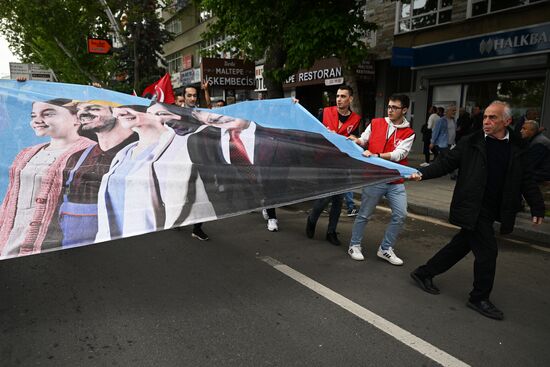 Предвыборный митинг в поддержку К. Кылычдароглу в Анкаре