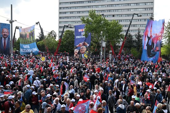 Предвыборный митинг в поддержку К. Кылычдароглу в Анкаре