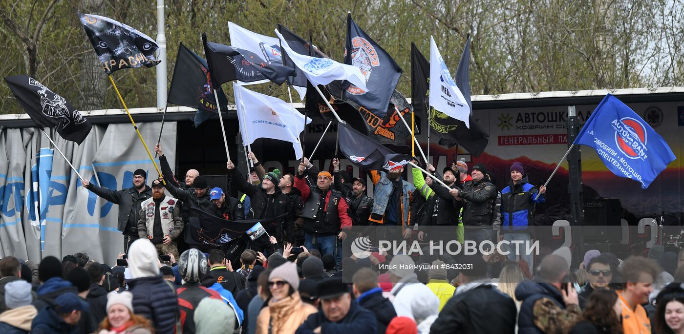 Открытие мотосезона в Красноярске