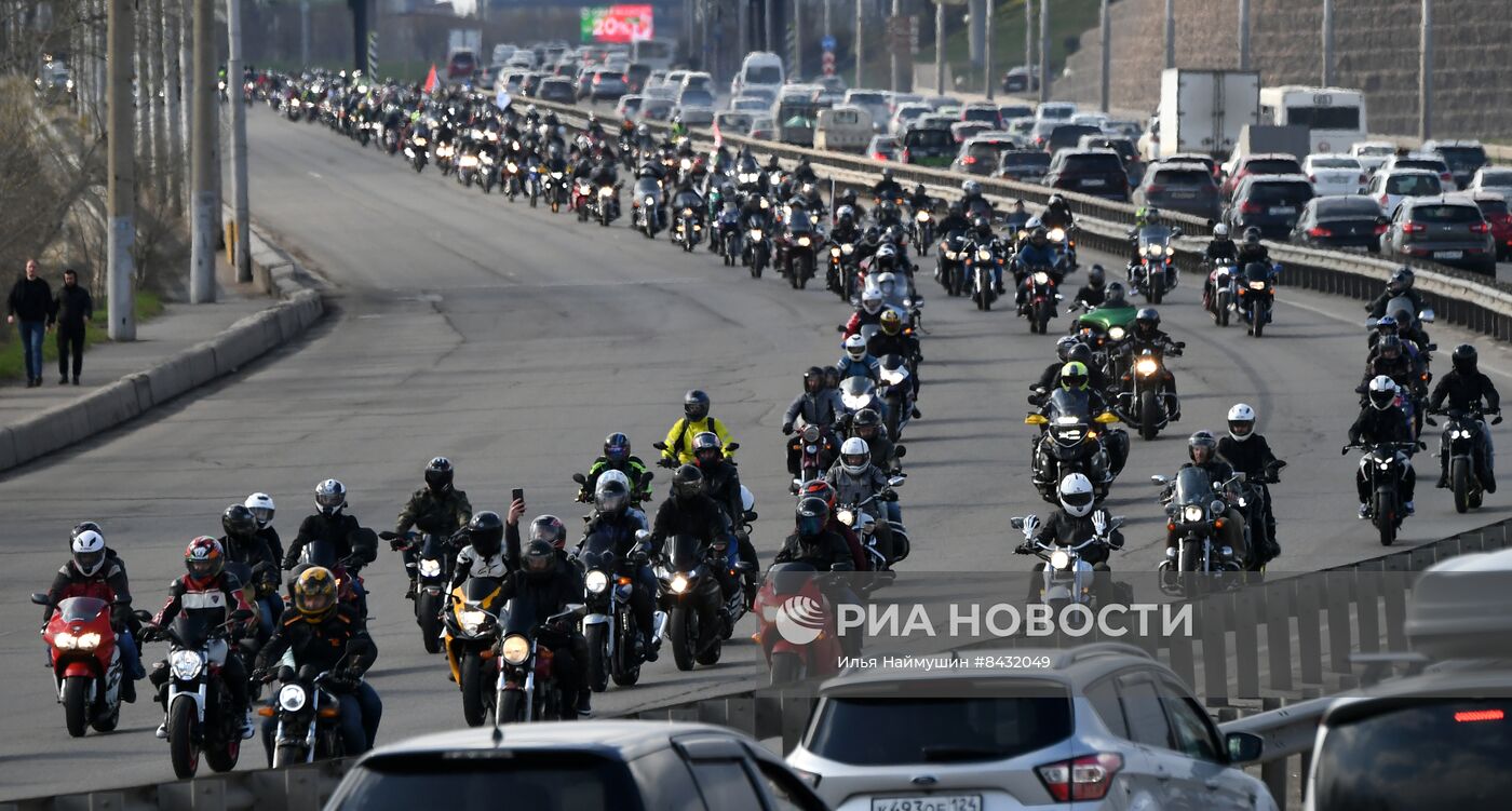 Открытие мотосезона в Красноярске