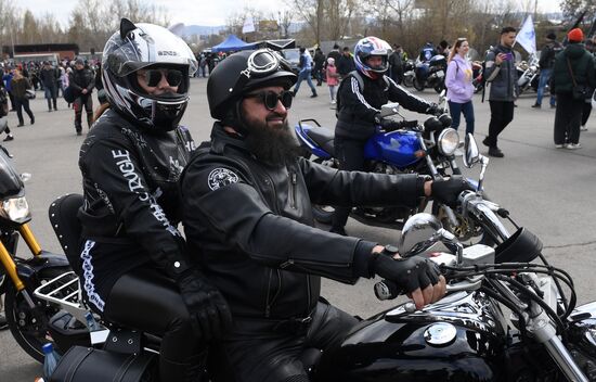 Открытие мотосезона в Красноярске
