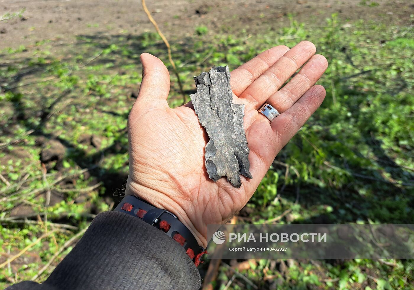 Последствия обстрела Ясиноватой в ДНР