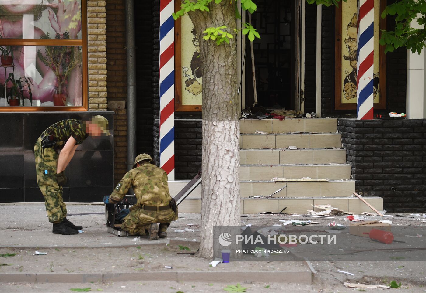 В Луганске произошел взрыв в барбершопе