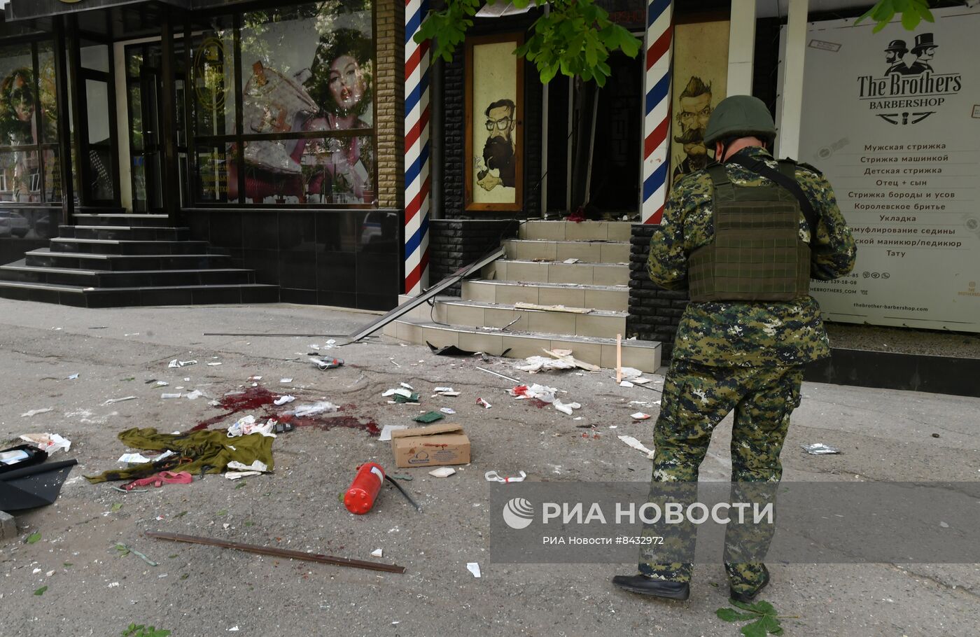 В Луганске произошел взрыв в барбершопе