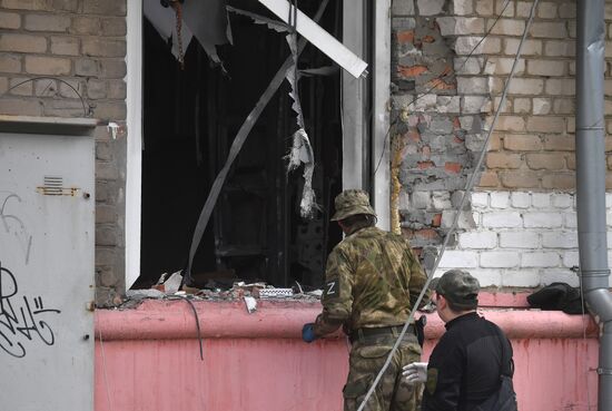 В Луганске произошел взрыв в барбершопе