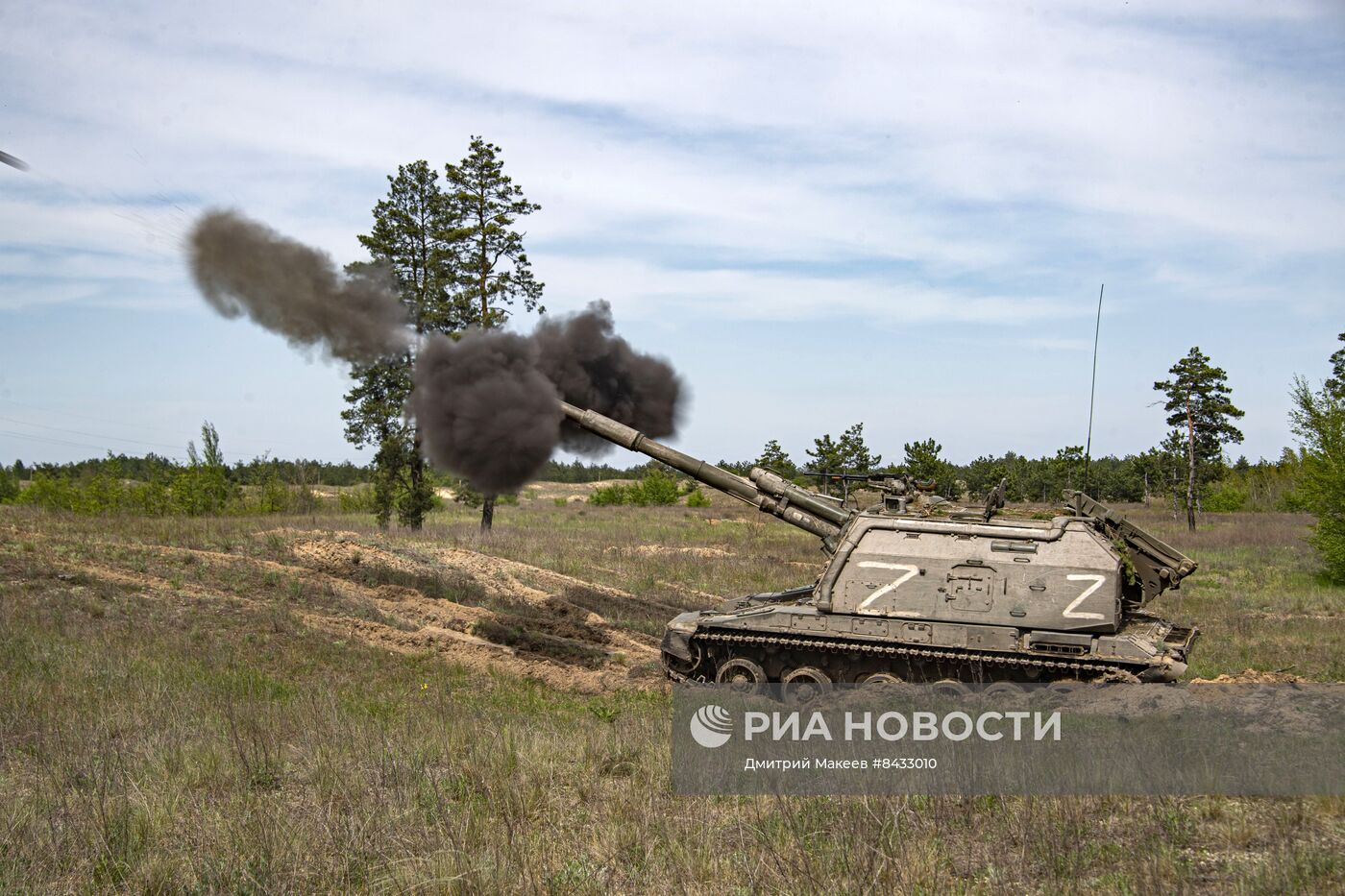 Работа крымских артиллеристов на Херсонском направлении