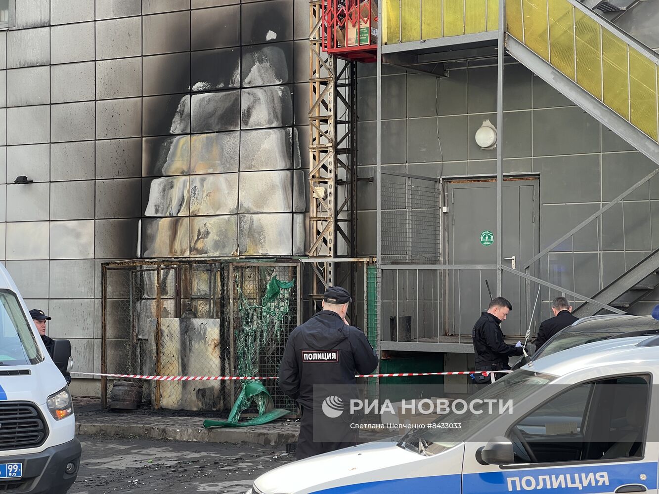 Взрыв в магазине "Перекрёсток" на юге Москвы