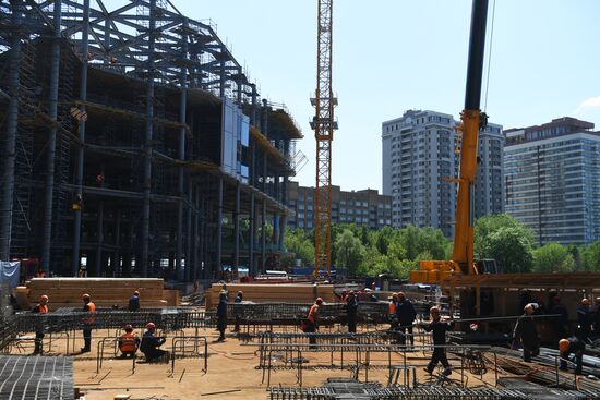 Строительство штаб-квартиры компании "Яндекс"