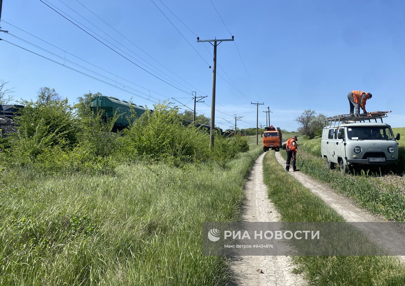 ЧП на железной дороге в Крыму