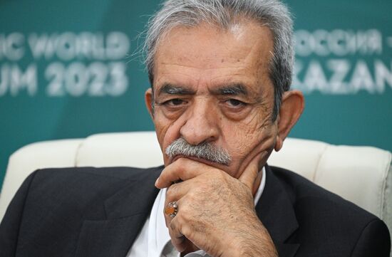 KAZANFORUM 2023. Пресс-конференция по итогам панельной сессии торгово-промышленных палат стран ОИС "Слаженное взаимодействие и осмысление будущего"