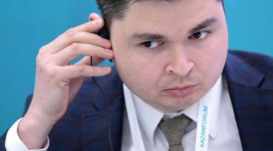Исполнительный директор Некоммерческой организации "Национальная Ассоциация агентств инвестиций и развития" Рафаэль Хусяиншин на сессии "Мой инвестиционный успех в России" в рамках XIV Международного экономического форума "Россия - Исламский мир: KazanForum". Фото могут быть использованы при наличии обязательной ссылки на источник. Место: Россия, Республика Татарстан, Казань. Автор: Павел Лисицын/АНО "Дирекция спортивных и социальных проектов". KAZANFORUM 2023. Мой инвестиционный успех в России
