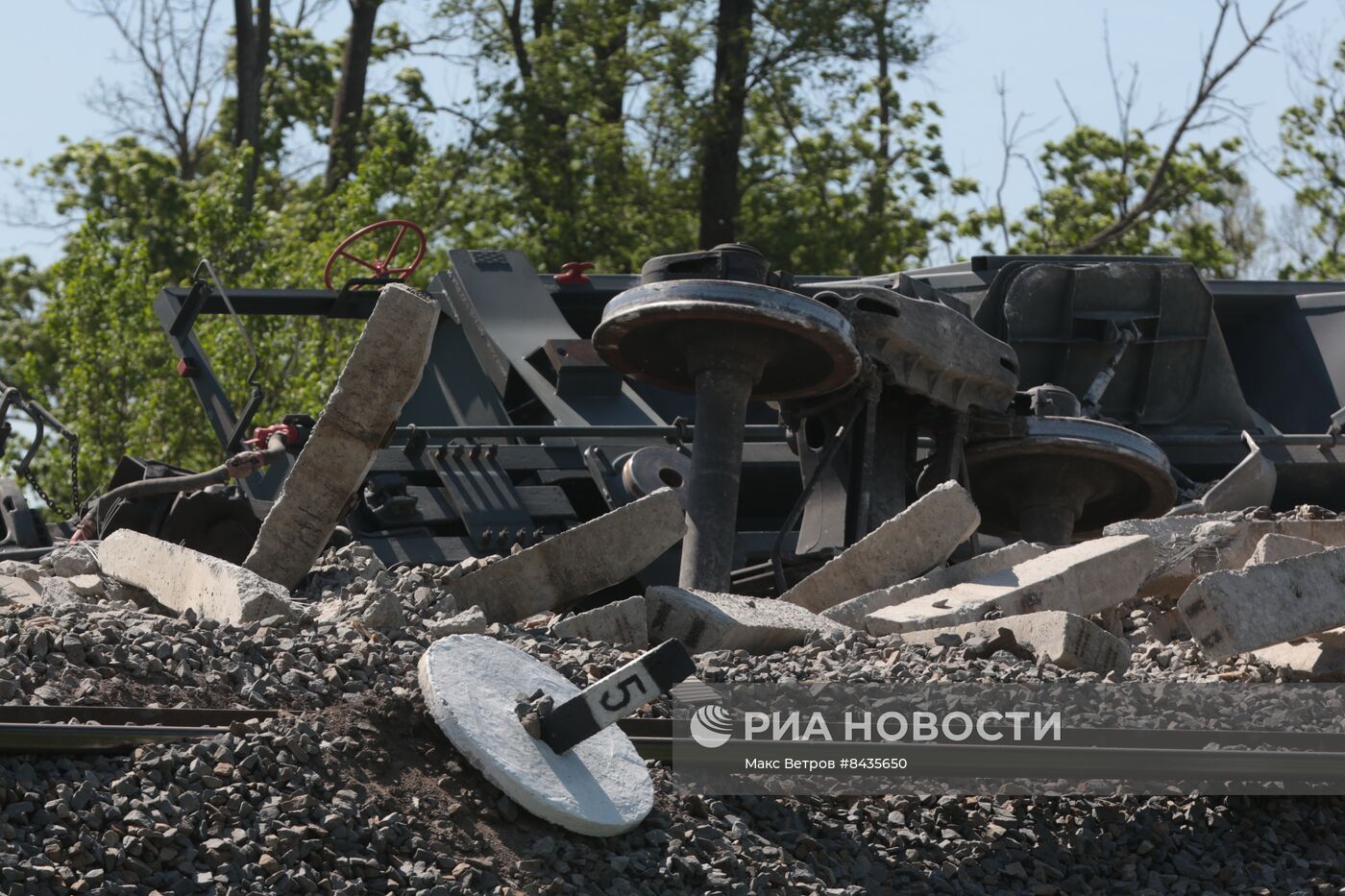 ЧП на железной дороге в Крыму