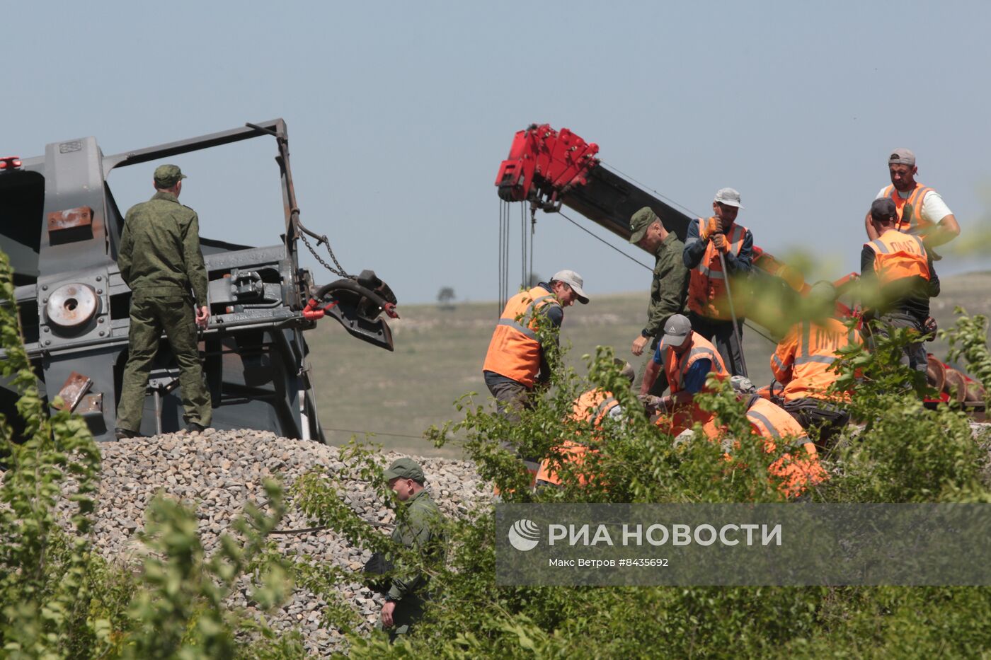 ЧП на железной дороге в Крыму