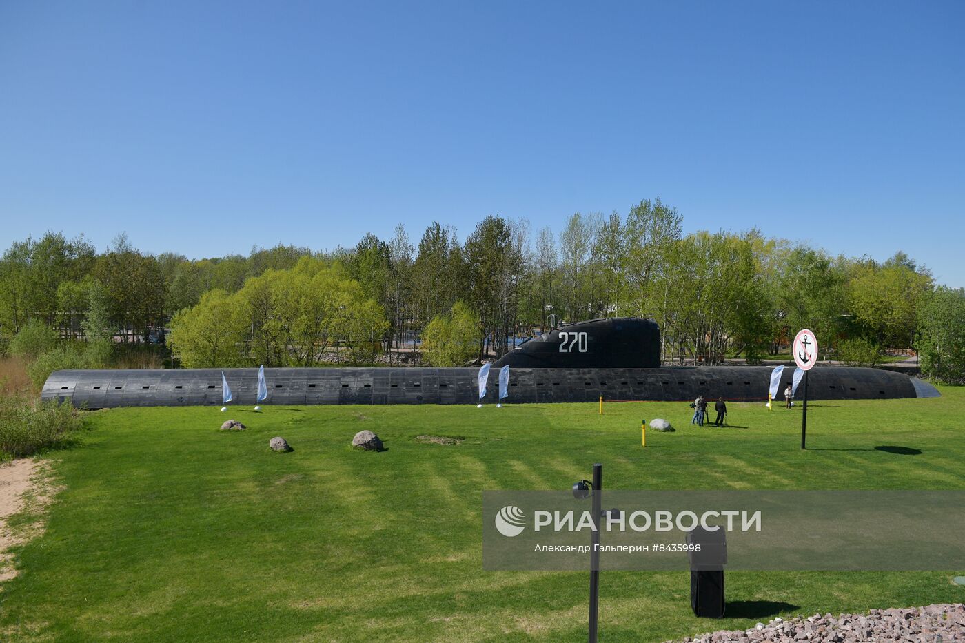 Открытие музея с подводной лодкой К-3 в Кронштадте