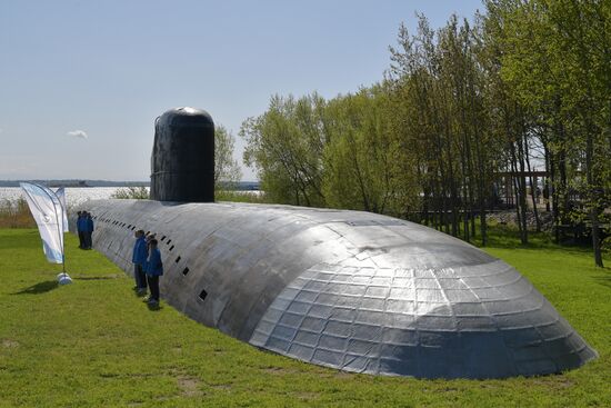 Открытие музея с подводной лодкой К-3 в Кронштадте