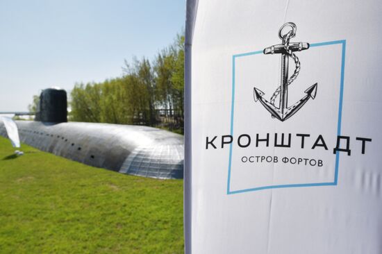 Открытие музея с подводной лодкой К-3 в Кронштадте