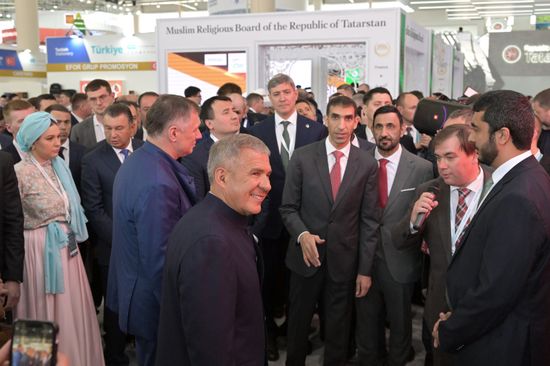 Глава Республики Татарстан Р. Минниханов посетил KAZANFORUM 2023