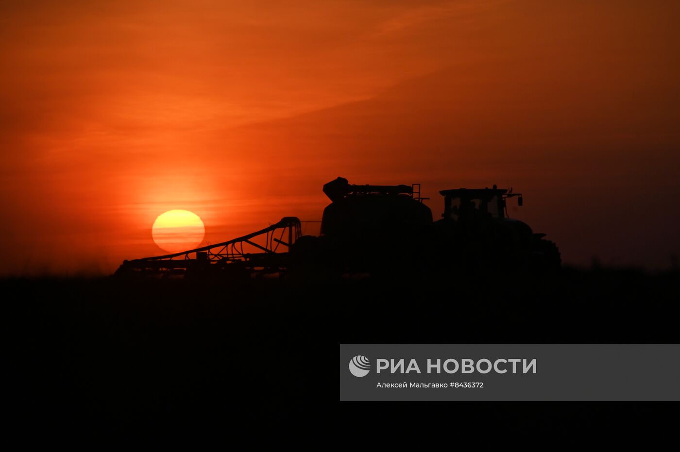 Проведение посевной кампании в Омской области