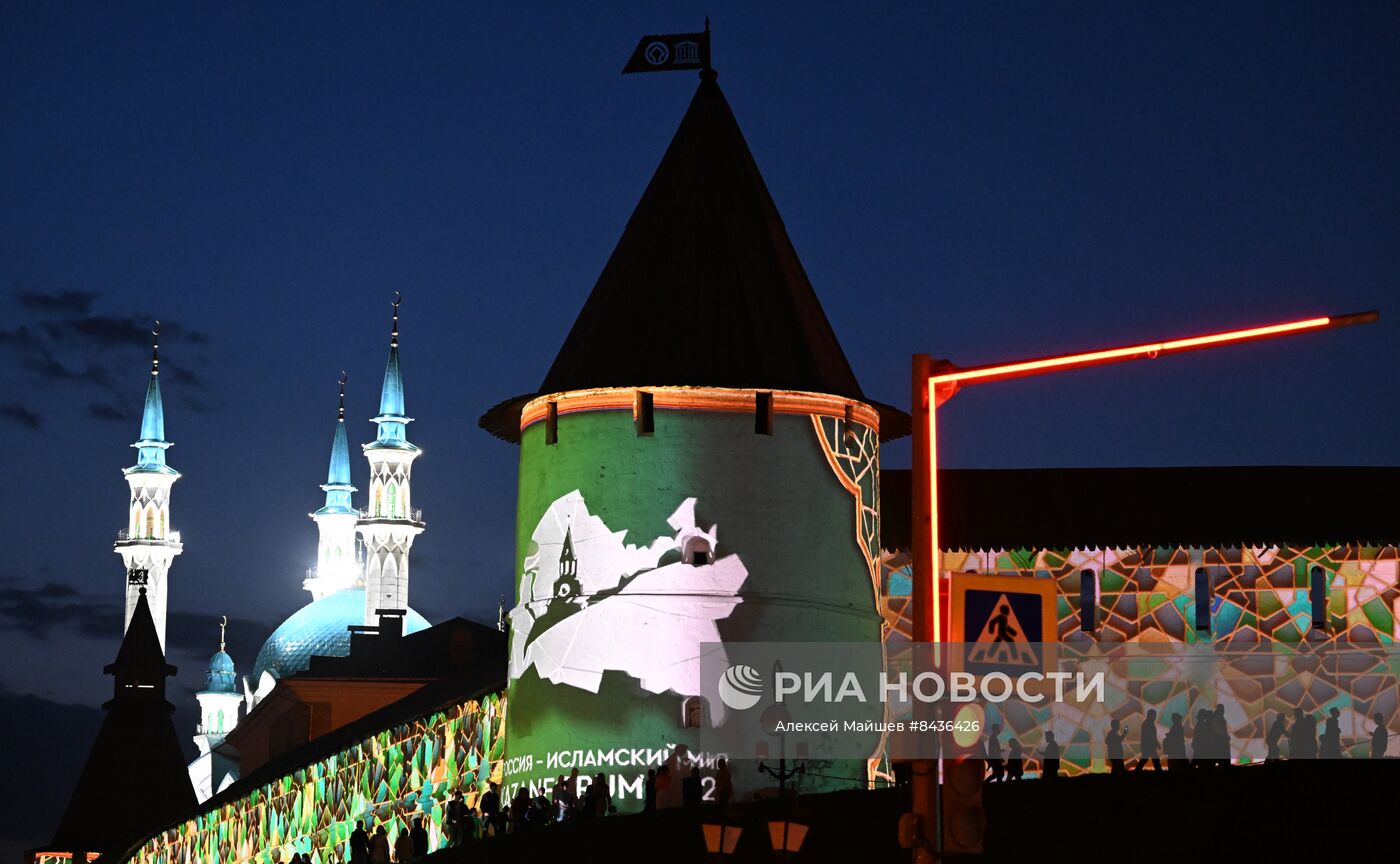 KAZANFORUM 2023. Фестиваль света "Сияние Кремля"