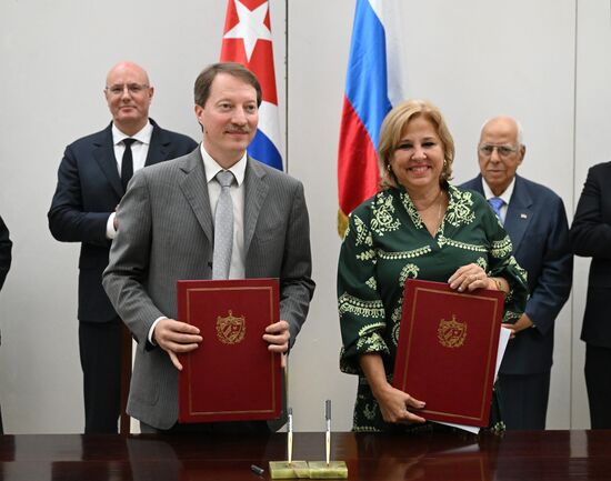 Рабочий визит вице-премьера РФ  Д. Чернышенко на Кубу