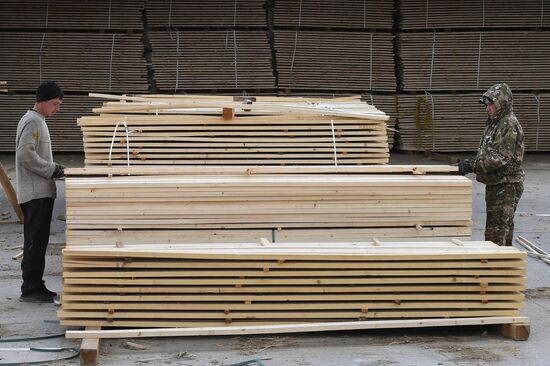 Предприятие лесозаготовки "Центр Сибири" в Красноярском крае