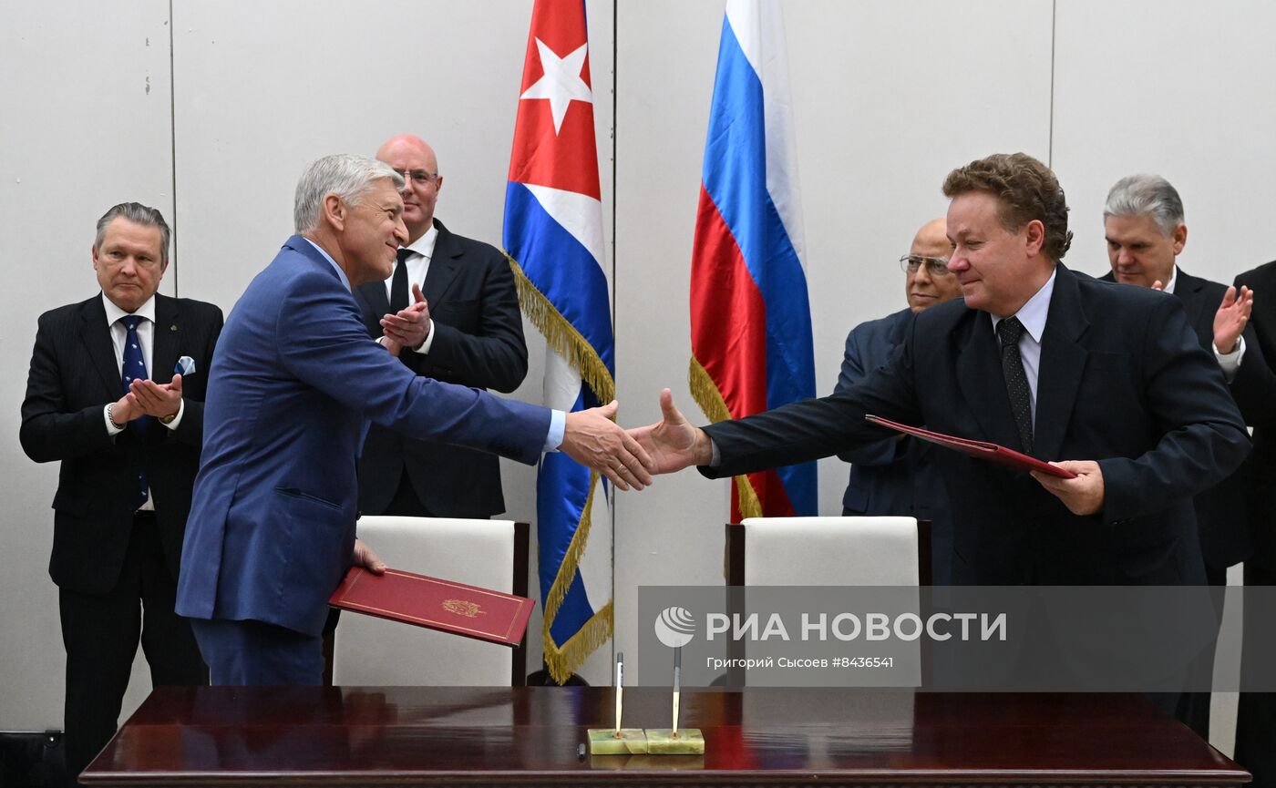 Рабочий визит вице-премьера РФ  Д. Чернышенко на Кубу