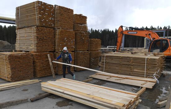 Предприятие лесозаготовки "Центр Сибири" в Красноярском крае