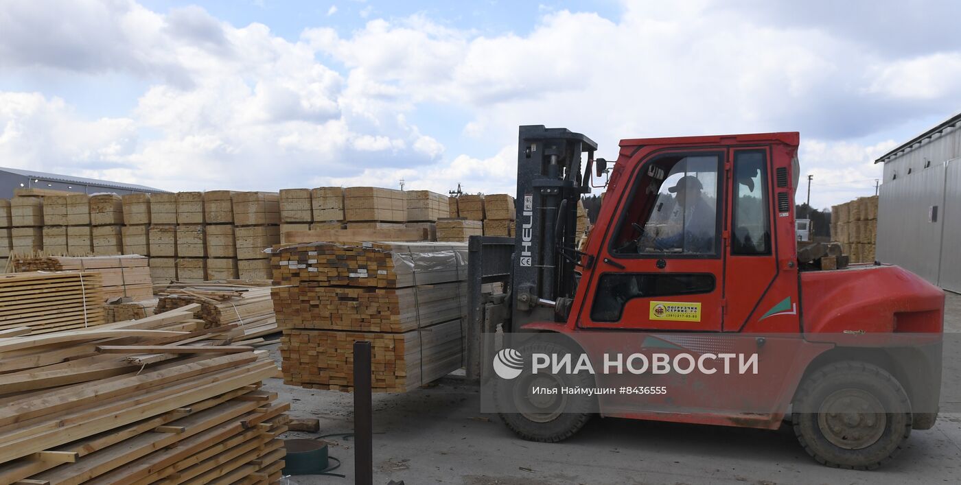 Предприятие лесозаготовки "Центр Сибири" в Красноярском крае