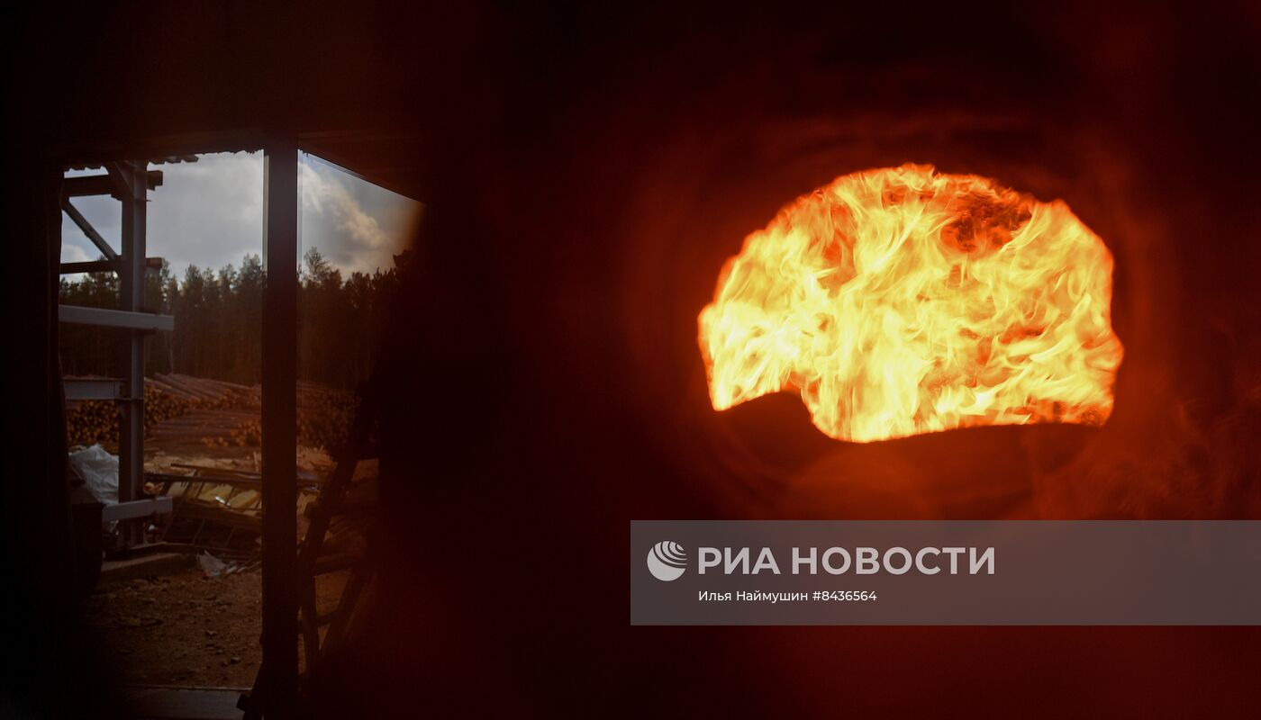 Предприятие лесозаготовки "Центр Сибири" в Красноярском крае