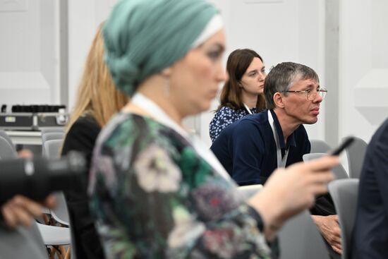 KAZANFORUM 2023. Пресс-конференция по работе делегации из Узбекистана