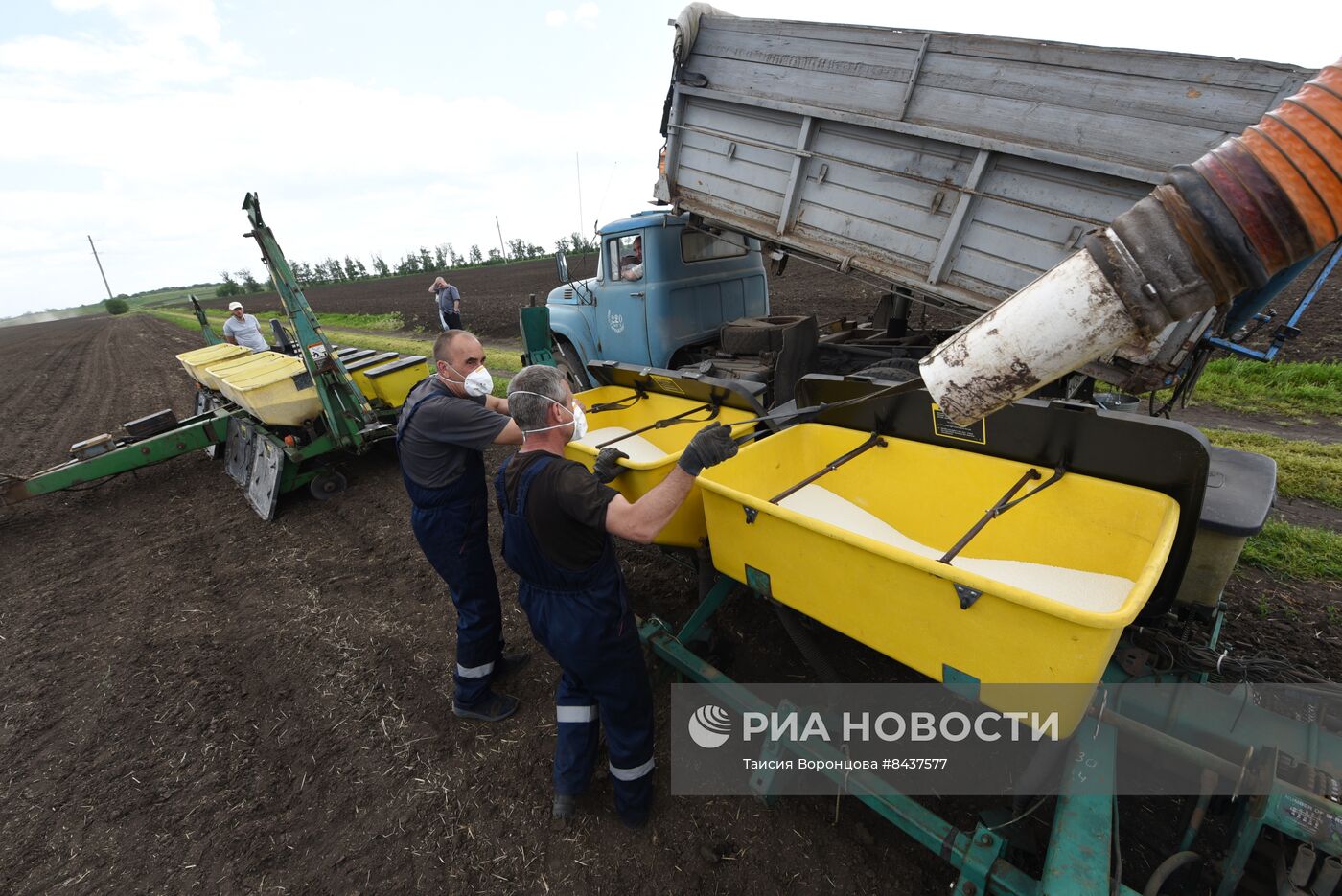 Посевные работы в ДНР