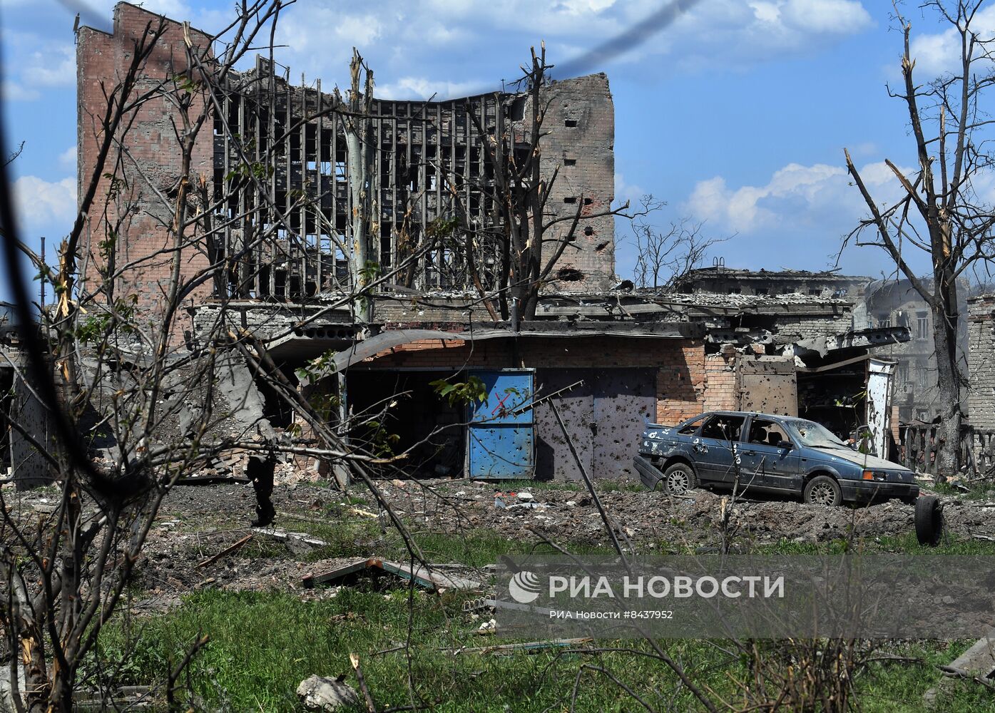 Боевая работа штурмовых групп ЧВК "Вагнер" в Артемовске