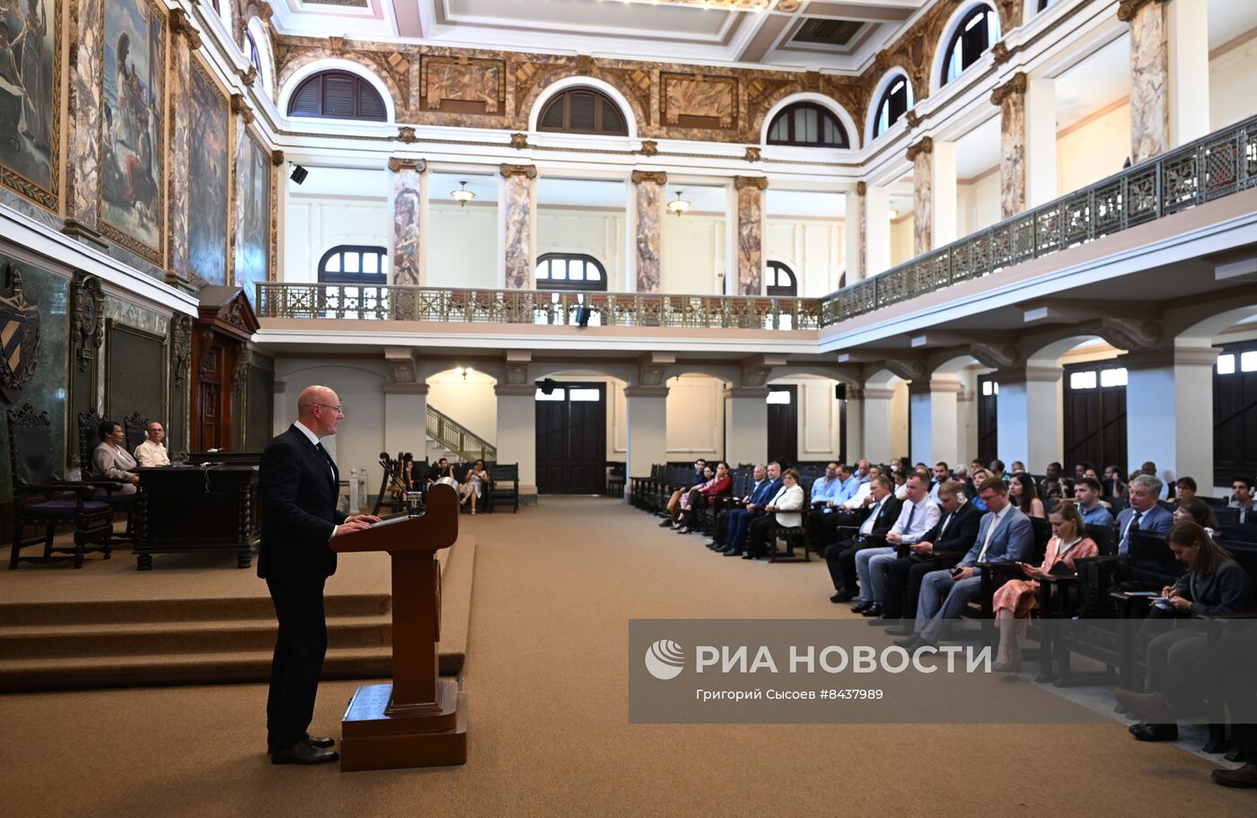 Рабочий визит вице-премьера РФ Д. Чернышенко на Кубу. День второй