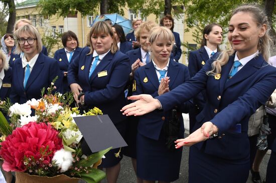 Празднование последнего звонка в регионах России