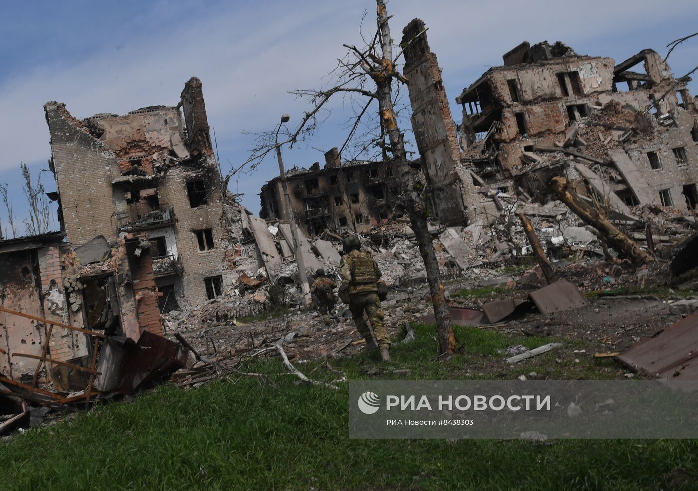 Боевая работа штурмовых групп ЧВК "Вагнер" в Артемовске