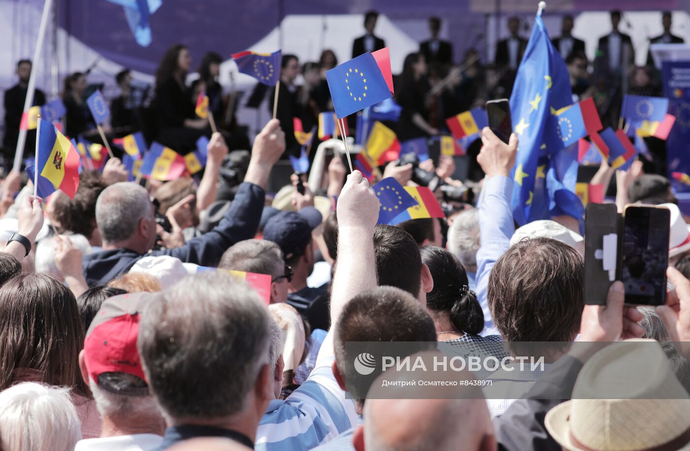 Митинг М. Санду "Европейская Молдова"