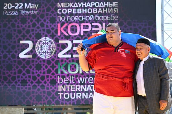 KAZANFORUM 2023. Глава Татарстана Р. Минниханов принял участие в фестивале "Изге болгар жыены"