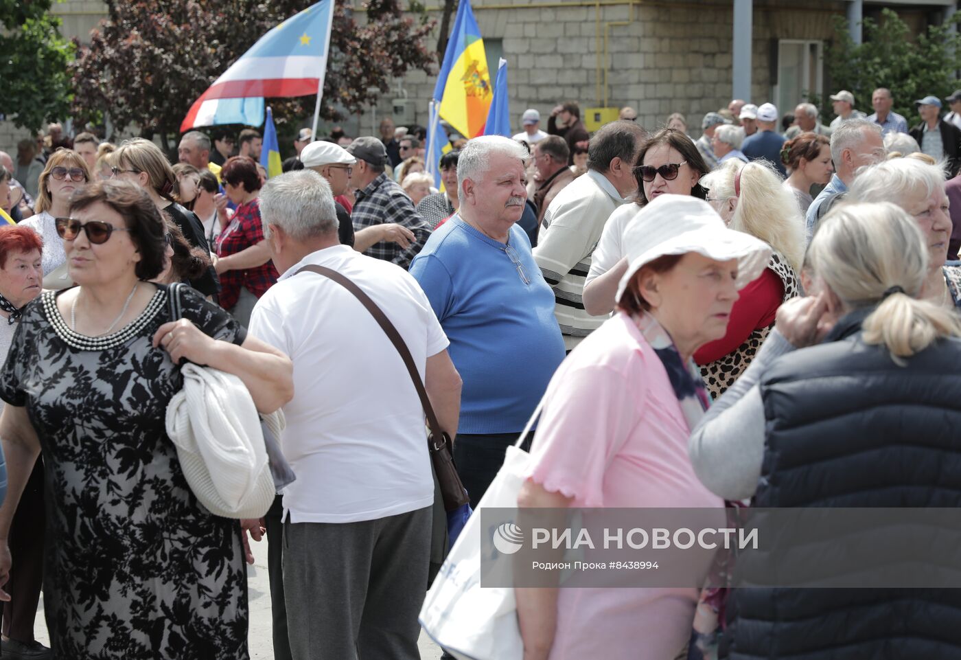 Митинг оппозиционной партии "Шор" в Гагаузии