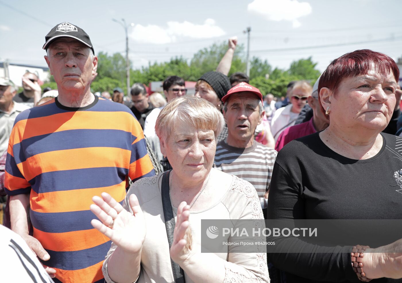 Митинг оппозиционной партии "Шор" в Гагаузии