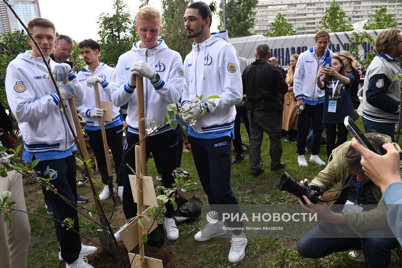 Посадка черешневых деревьев в рамках Открытого фестиваля искусств "Черешневый Лес"