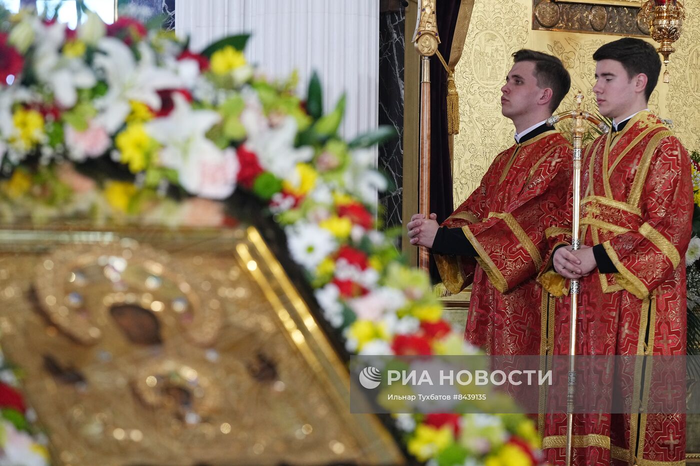 Праздничная литургия с участием патриарха Кирилла в Казани