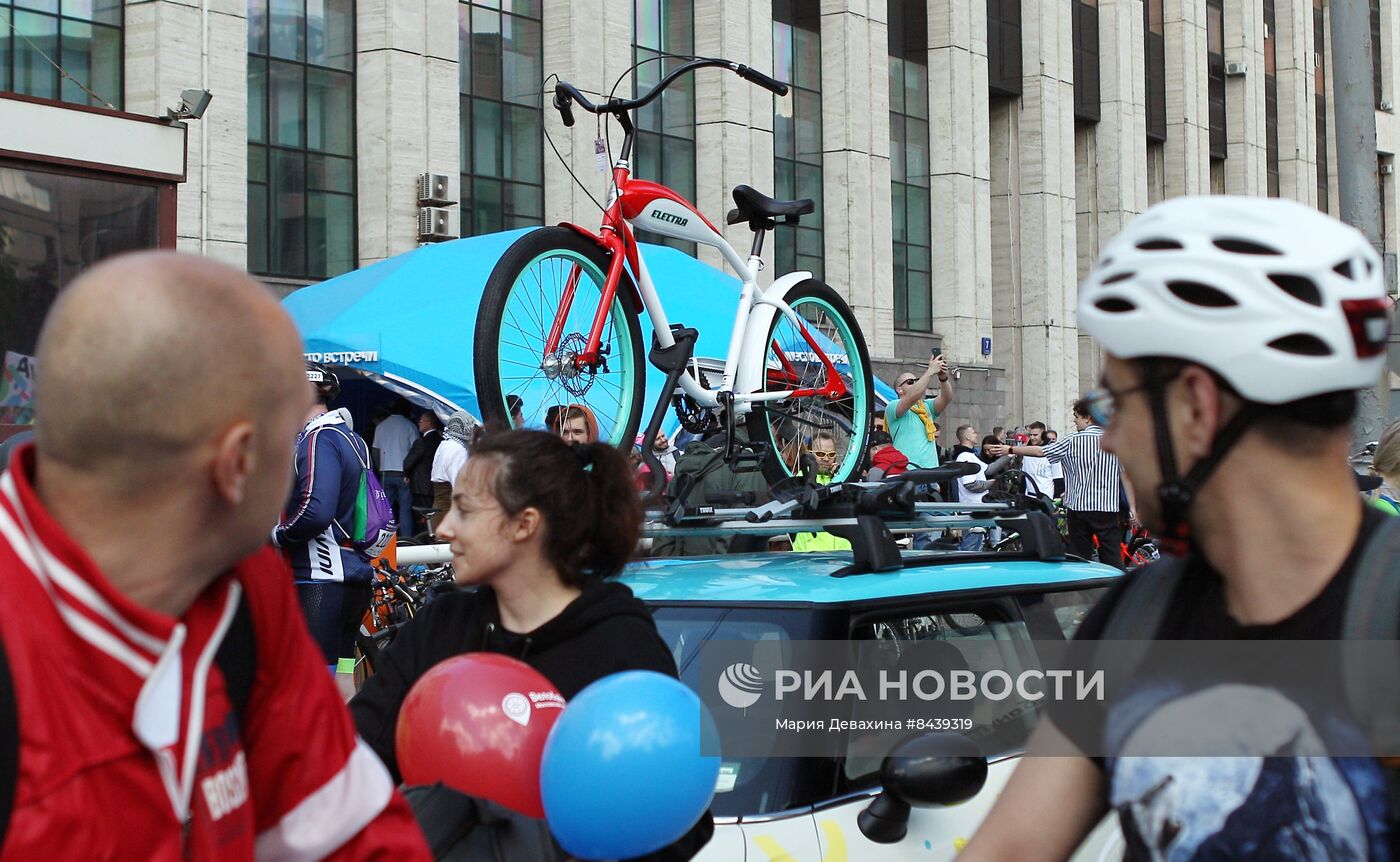 Весенний велофестиваль в Москве