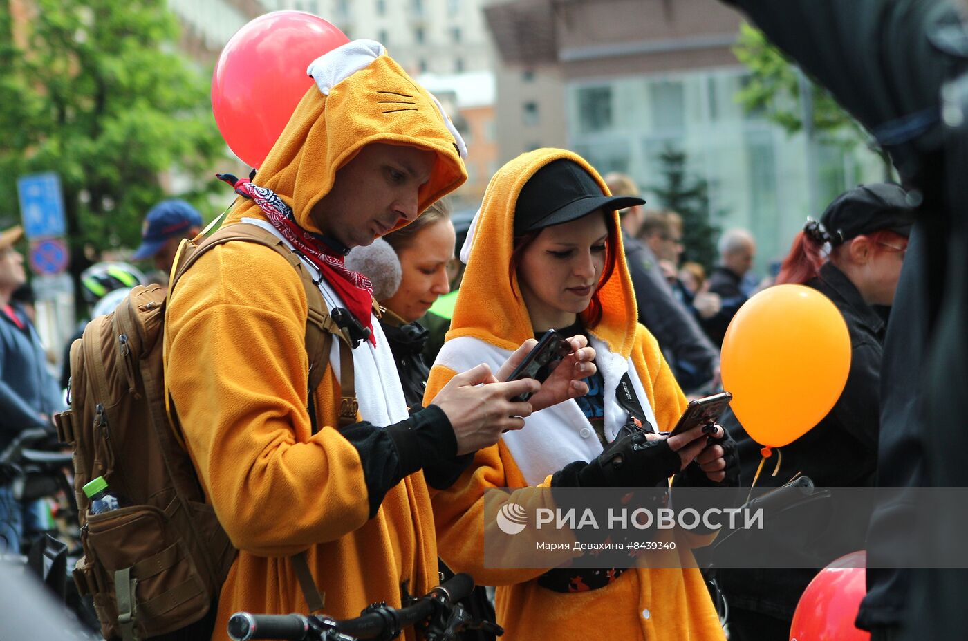 Весенний велофестиваль в Москве