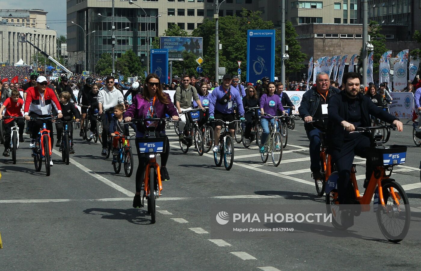 Весенний велофестиваль в Москве